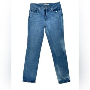 Levi's Blue Women's Slim Straight Jeans